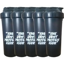 Kit 5X Coqueteleira The Best Protein Ever - 600ml Fumê - Optimum Nutrition Kit 5X Coqueteleira The Best Protein Ever - 600ml Fumê - Optimum Nutrition