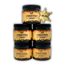 Kit 5x Creatina Monohidratada 100% Pura Old Billy 200g