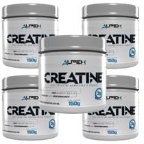 Kit 5x Creatina Monohidratada 150g Pura Alpex Nutrition