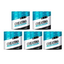 Kit 5x creatina monohidratada pura 300g shark pro atacado