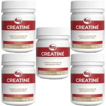Kit 5X Creatine Monohidratada - 100g - Vitafor
