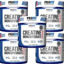 Kit 5X Creatine Monohydrate Power - 300g Sem Sabor - Profit Kit 5X Creatine Monohydrate Power - 300g Sem Sabor - Profit