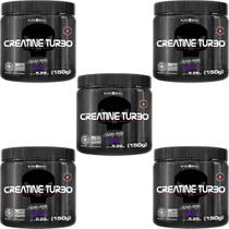 Kit 5X Creatine Turbo Monohidratada - 150g Uva - Black Skull Kit 5X Creatine Turbo Monohidratada - 150g Uva - Black Skull