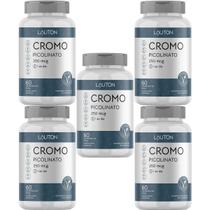 Kit 5X Cromo Picolinato - 60 Comprimidos - Lauton Nutrition