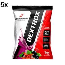 Kit 5X Dextrox (Dextrose) - 1 Kg Guaraná com Acaí - BodyAction