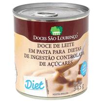 Kit 5X Doce De Leite Diet Sao Lourenco Lata 345G