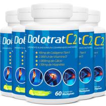 Kit 5X Dolotrat C2 Colágeno Tipo 2 40Mg + Vitaminas 60 Caps