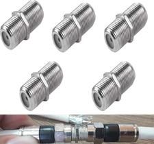 kit 5x Emenda Para fio Coaxial F Premium Profissional kit 5x Emenda Para fio Coaxial F Premium Profissional