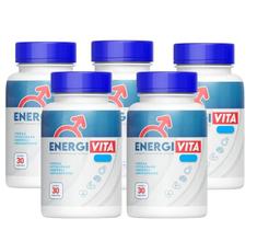 Kit 5x Energi Vita Suplemento Alimentar 30 cápsulas A - Emit Saúde