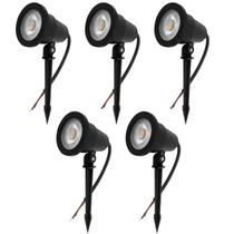 Kit 5x Espeto De Jardim 3W IP65 Bivolt Verde