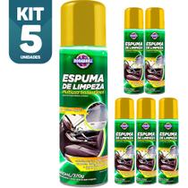 Kit 5x Espuma Mágica Diversas Limpeza Multiuso A Seco Lava Seco Carro