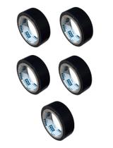 Kit 5x Fita Isolante Anti Chama 17mm x 5m Preto