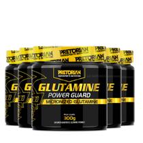 Kit 5x Glutamina Com Vitamina C 300g - Pretorian