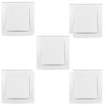 Kit 5x Interruptores Simples 10a 250v Sistema X Pial Legrand Kit 5x Interruptores Simples 10a 250v Sistema X Pial Legrand