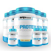 KIT 5x Iso Protein 900g + 3x Creatina 300g - BRN Foods