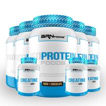 KIT 5x Iso Protein 900g + 3x Creatina 300g - BRN Foods KIT 5x Iso Protein 900g + 3x Creatina 300g - BRN Foods