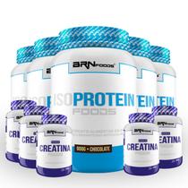 KIT 5x Iso Protein 900g + 5x Creatina 300g - BRN Foods