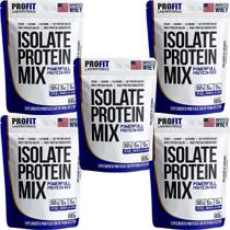 Kit 5X Isolate Protein Mix Refil - 900g Baunilha - ProFit
