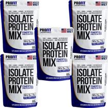 Kit 5X Isolate Protein Mix Refil - 900g Cookies e Cream - ProFit Kit 5X Isolate Protein Mix Refil - 900g Cookies e Cream - ProFit