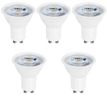 Kit 5x Lâmpada Dicróica LED MR11 GU10 4W 6000K 110V Dimerizável