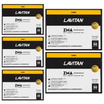 Kit 5x Lavitan ZMA Performance 5x30 comp Lavitan Cimed Especificação Sabor:Sem Sabor Kit 5x Lavitan ZMA Performance 5x30 comp Lavitan Cimed Especificação Sabor:Sem Sabor