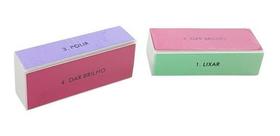 Kit 5x Lixa Para Polir Unhas E Dar Brilho Polidora Polimento