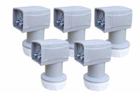 Kit 5x Lnbf Universal Ku Duplo Twin Imagevox