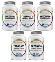 Kit 5x Magnésio Treonato + Treonina (60 cápsulas) - Flora Nativa Kit 5x Magnésio Treonato + Treonina (60 cápsulas) - Flora Nativa