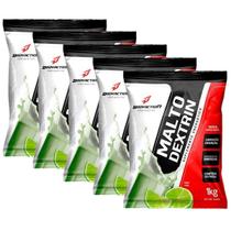 Kit 5X Malto Dextrin - 1000g Refil Limão - BodyAction