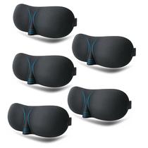 Kit 5X Máscara Para Dormir 3D Viajar Relaxar Sono Cochilo