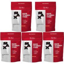 Kit 5X Mass Titanium 17500 - 3000g Refil Vitamina de Frutas - Max Titanium Kit 5X Mass Titanium 17500 - 3000g Refil Vitamina de Frutas - Max Titanium