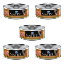 Kit 5x Matisse Cat Wet Mousse Frango 85g Kit 5x Matisse Cat Wet Mousse Frango 85g