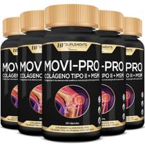 Kit 5X Movi Pro Colágeno Tipo 2 Com Msm + Vitamina D