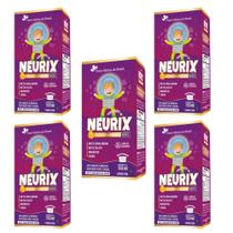 Kit 5x Neurix Mg Ferro Metilfolato e B12 5x150ml Uva Flora
