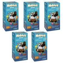 Kit 5x Nutrivit Júnior Sabor Tangerina 5x240ml Natulab
