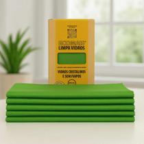 Kit 5x Pano Mágico Ákora Ecomais Limpa Vidros Espelhos Cristalinos Sem Fiapos