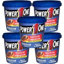 Kit 5X Pasta de Amendoim Chocolate com Avelã - 1005g - Power One Kit 5X Pasta de Amendoim Chocolate com Avelã - 1005g - Power One