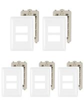 Kit 5x Placa Espelho 4X2 2 Mód M5P2 Thesi Bticino C/Suporte