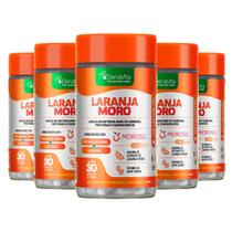 Kit 5x Pote de Extrato de Laranja Moro + Cromo + Café Verde 3x1 - Vegano - Denavita