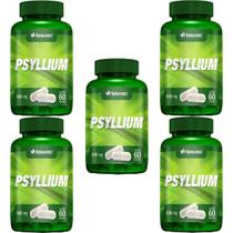 Kit 5X Psyllium 500mg 60 Cápsulas - Herbamed