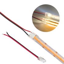 Kit 5x Rabichos para Fita Led 2 vias 10mm Emenda Fácil Sem Solda Terminal