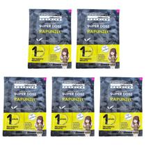 Kit 5x Sachê Rapunzel Super Dose - Nutrição Para os Cabelos Kit 5x Sachê Rapunzel Super Dose - Nutrição Para os Cabelos