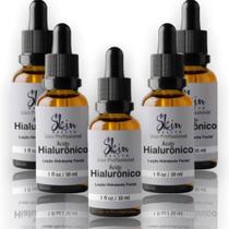 Kit 5x Sérum Ácido Hialurônico Facial Skin Health Antirrugas