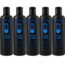 Kit 5x Shampoo Anticaspa Puro Fio 250ml - 3 em 1 para Cabelo, Barba e Bigode - Pronta Entrega Kit 5x Shampoo Anticaspa Puro Fio 250ml - 3 em 1 para Cabelo, Barba e Bigode - Pronta Entrega