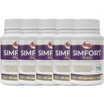 Kit 5X Simfort Plus - 60 Cápsulas - Vitafor