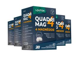 Kit 5x Suplemento Quadrimag 60 cápsulas Lauton Kit 5x Suplemento Quadrimag 60 cápsulas Lauton
