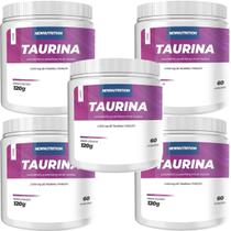Kit 5X Taurina - 120g Sem Sabor - NewNutrition Kit 5X Taurina - 120g Sem Sabor - NewNutrition