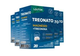 Kit 5x Treonato Magnésio Treonina 60 Comprimidos Lauton Kit 5x Treonato Magnésio Treonina 60 Comprimidos Lauton