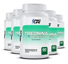 Kit 5x Treonina de Magnésio (60 cápsulas) - PRO LIFE Kit 5x Treonina de Magnésio (60 cápsulas) - PRO LIFE