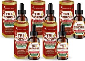 Kit 5x Tri Própolis (Verde, Vermelha e Marrom) Em Gotas 20ml Flora Nativa
